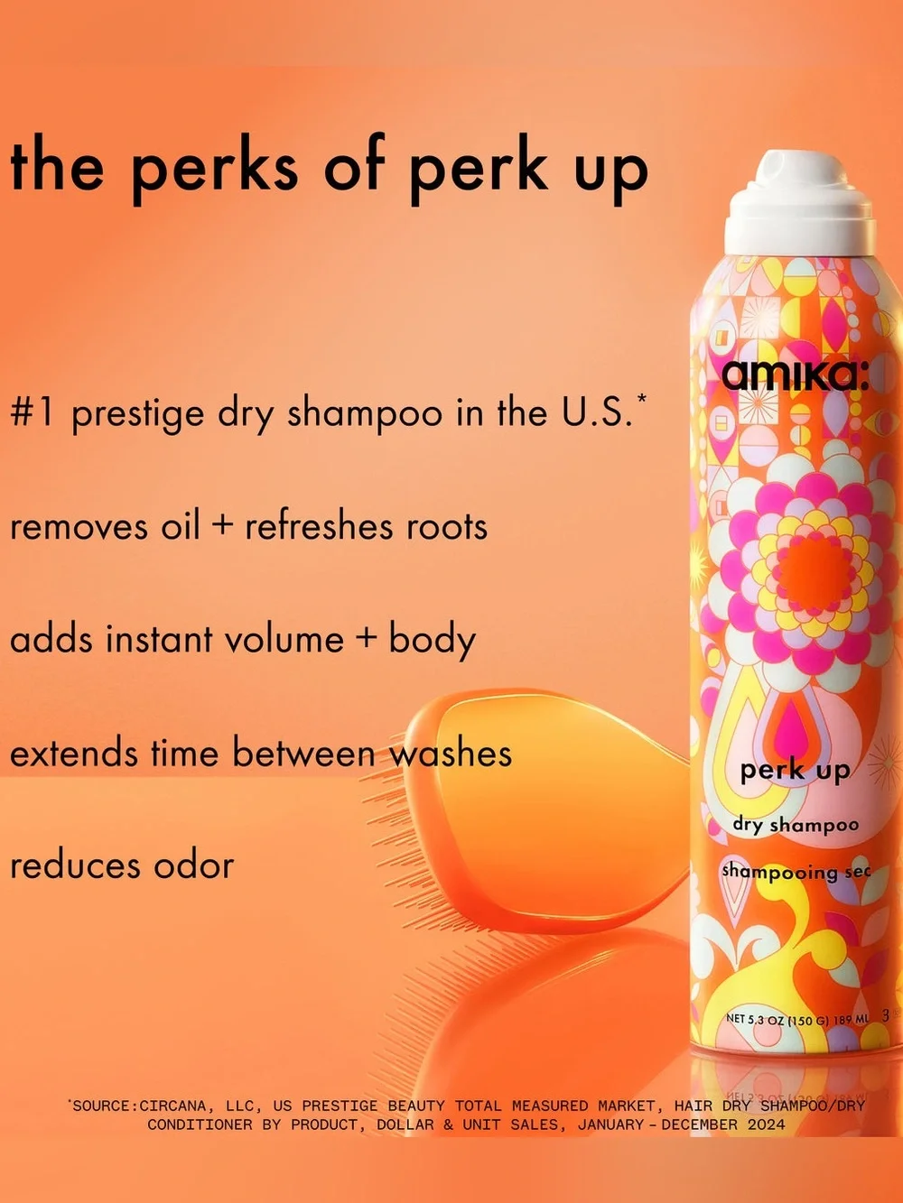 Amika Guava Granita Perk Up Dry Shampoo